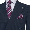 کت وشلوار دبل برست کراویزه طرح دیپلمات یقه بلیزر  پلی ویسکون سیامد