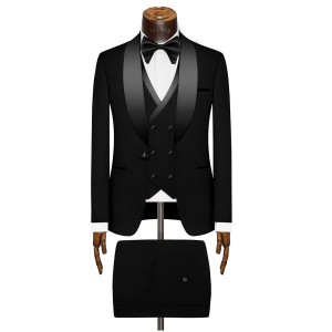 کت وشلوار ژیله یقه آرشال تاکسیدو دامادی سیامد کد  ED 403/04/02