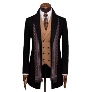 نیم پالتو فوتر یقه بلیزر شاخ دار پازو pazzo