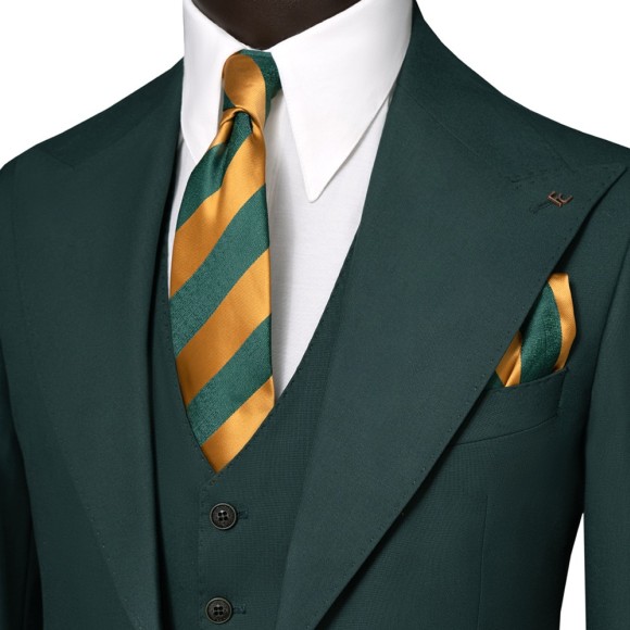 کت وشلوار و ژیله یقه بلیزر 14سانت موشن ساده سیامد siamod