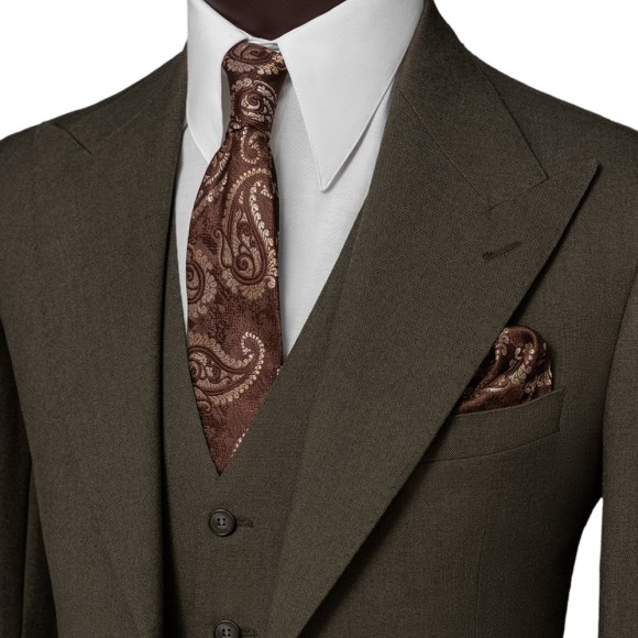 کت وشلوار و ژیله یقه بلیزر 14سانت موشن ساده سیامد siamod