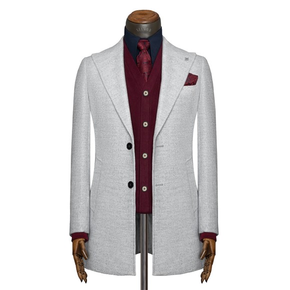 نیم پالتو فوتر موهر یقه بلیزر دوخت بانتو 14 سانت سیامدE-401 siamod