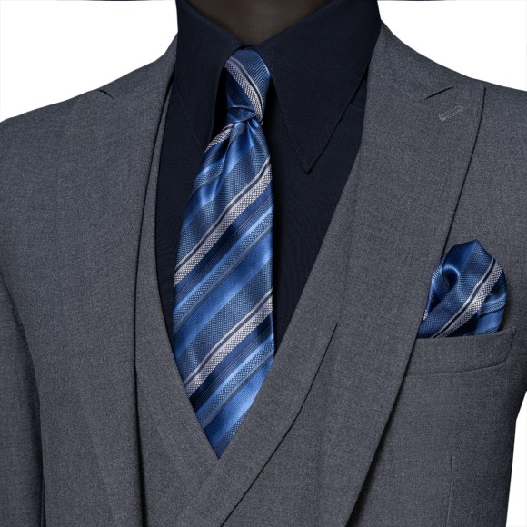 کت و شلوار و ژیله تک دکمه یقه بلیزر بزیاق سیامد Siamod