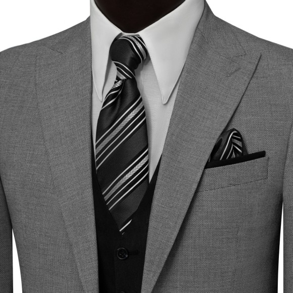 کت و شلوار و ژیله کمبین دو رو تک دکمه دوچاک یقه بلیزر الگانس سیامد