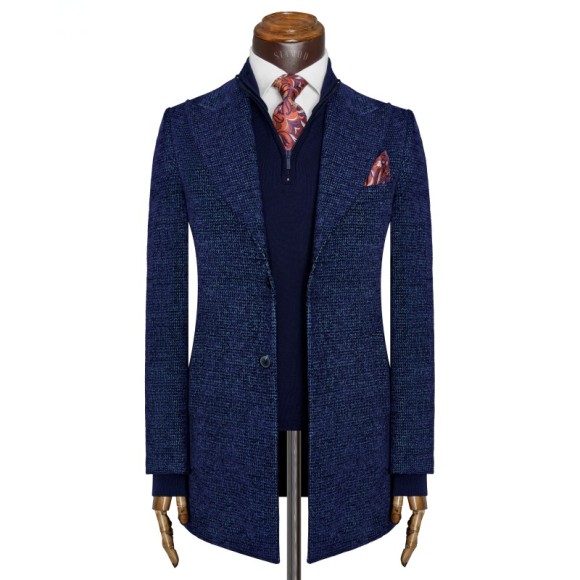 پالتو یقه بلیزر دو دکمه تک چاک پارچه پرادا پادرن سیامد کد H_bosh 4 13/07/402