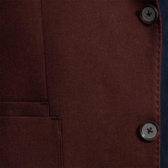 تک کت دودکمه یقه بلیزر ناتیه سیامد E-12-21-224 Siamod