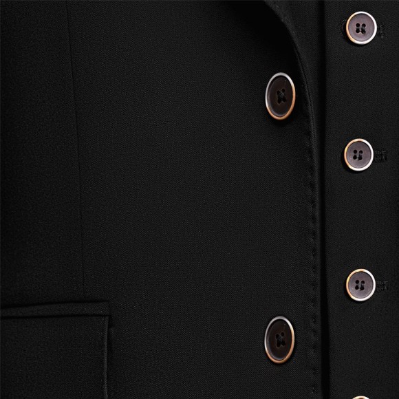 کت شلوار ژیله یقه بلیزر دوخت بانتو پارچه بزیاق سیامد