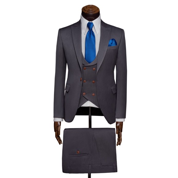 کت و شلوار و ژیله تک دکمه ژیله آرشال یقه بلیزر دیپلمات سفران گاندو Gando