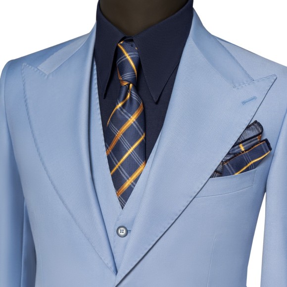 کت و شلوار و ژیله دو دکمه یقه بلیزر ۱۴ سانتی آلتین سیامد Siamod