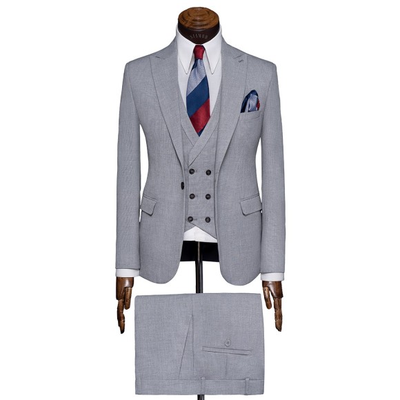 کت و شلوار و ژیله تک دکمه یقه بلیزر بزیاق سیامد Siamod