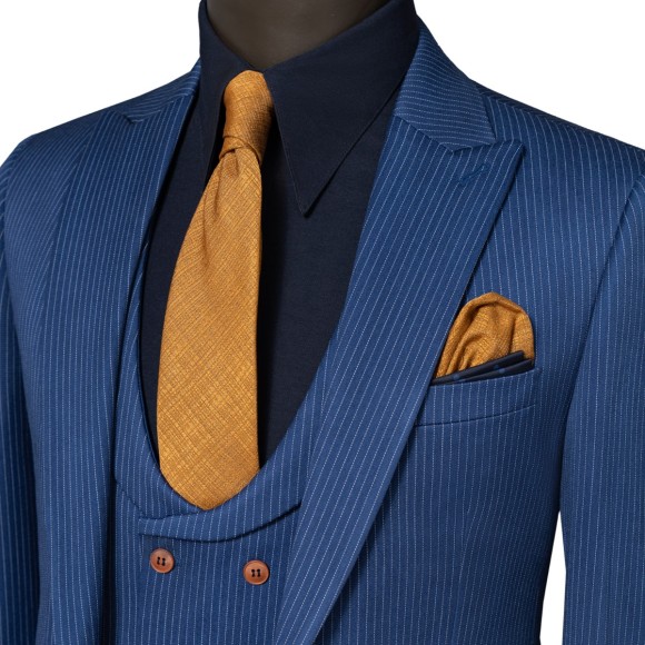 کت و شلوار و ژیله تک دکمه ژیله آرشال یقه بلیزر دیپلمات سفران گاندو Gando