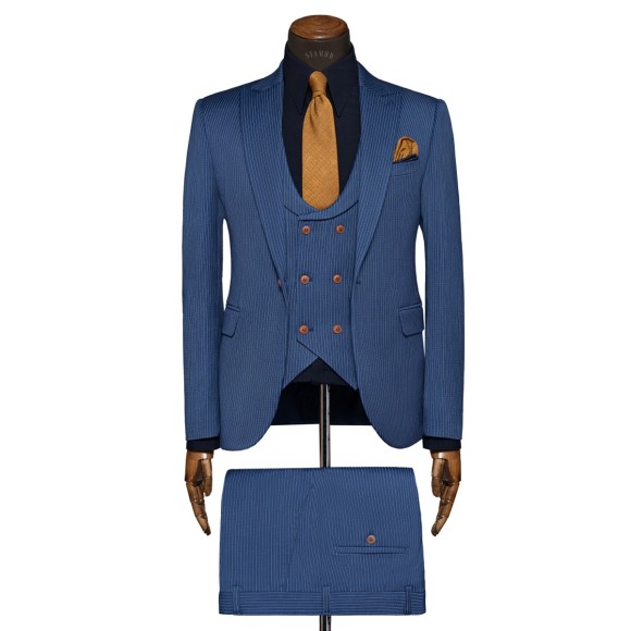 کت و شلوار و ژیله تک دکمه ژیله آرشال یقه بلیزر دیپلمات سفران گاندو Gando