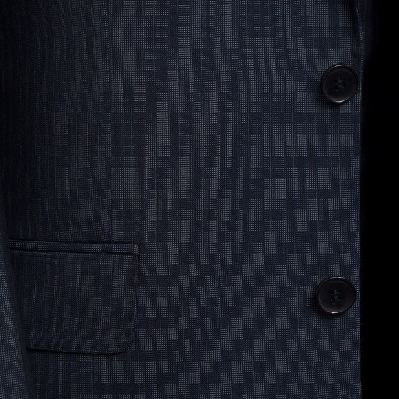 کت و شلوار ژیله TEKE دیپلمات راه ریز یقه بلیزر دو دکمه دو چاک wool