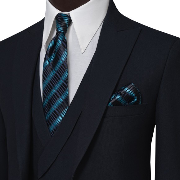 کت و شلوار و ژیله تک دکمه یقه بلیزر بزیاق سیامد Siamod