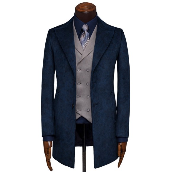 نیم پالتو میکروجیر یقه بلیزر شاخ دار سیامد E-401-1 siamod