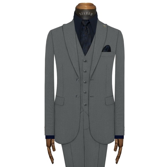 کت شلوار ژیله دودکمه دوچاک یقه بلیزر سیامد _ 403jolfa-part286