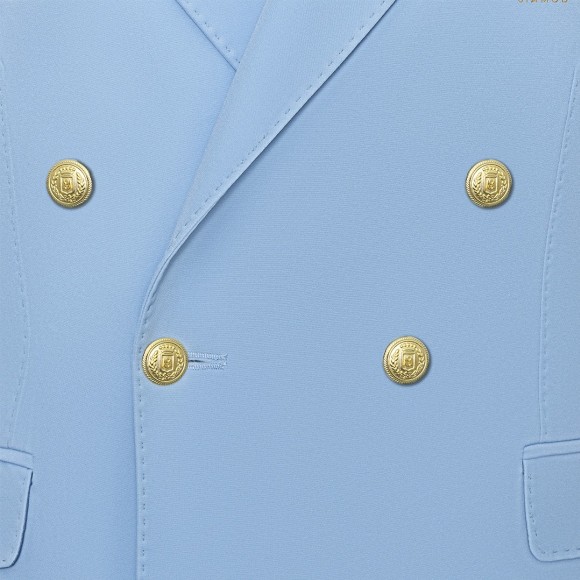 کت و شلوار یقه کنت دبل برست چهار دکمه پلی ویسکون لاکرا سیامد کد4/07/402JOL