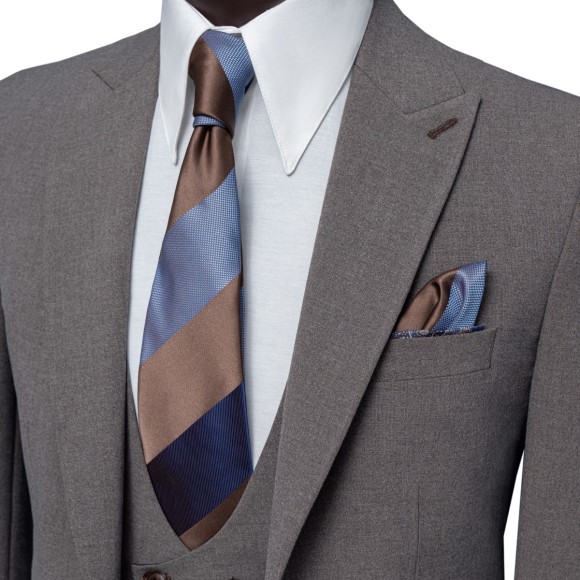 کت و شلوار و ژیله تک دکمه یقه بلیزر ژیله ساده بزیاق سیامد Siamod