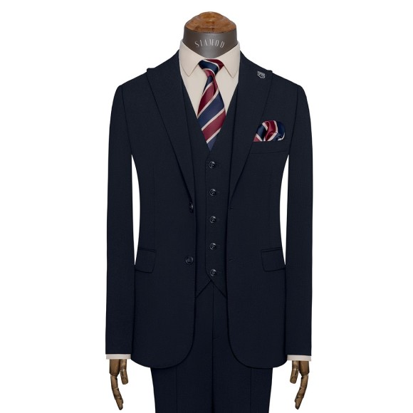 کت شلوار ژیله دودکمه دوچاک یقه بلیزر سیامد _ 403jolfa-part286