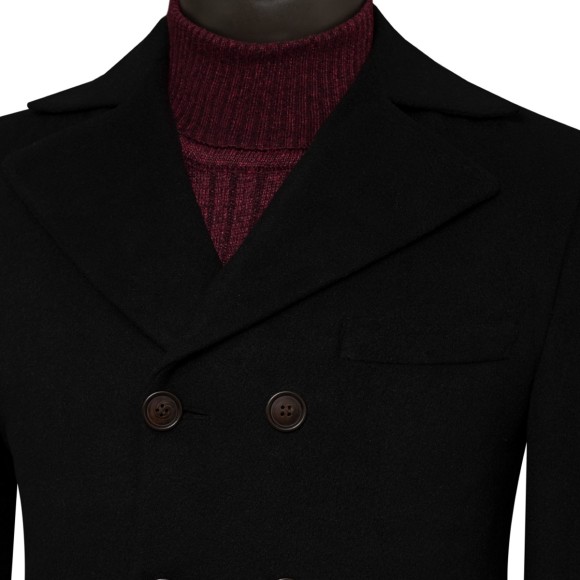 نیم پالتو هشت دکمه موهر یقه انگلیسی سیامد E-401-9-19 siamod