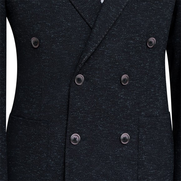 تک کت دبل برست یقه بلیزر آکفیل سیامد E-11-29-212 Siamod