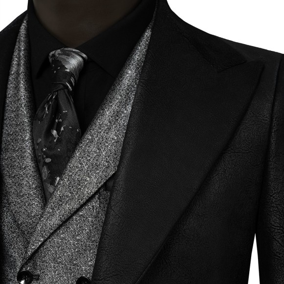 نیم پالتو ks یقه بلیزر شاخ دار سیامد E-401-9-12 siamod