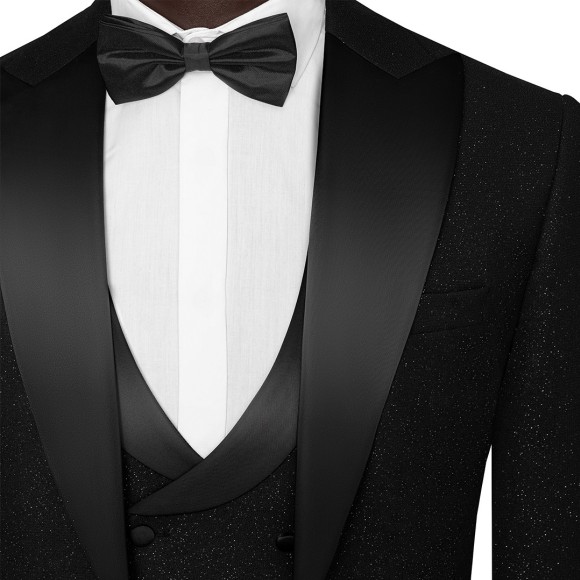 کت شلوار ژیله یقه بلیزر تاکسیدو شایندار TEKE دامادی