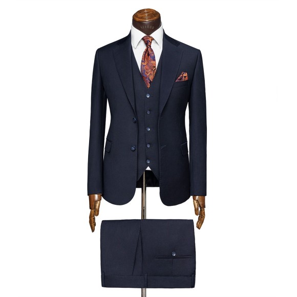 کت و شلوار و ژیله دو دکمه دو چاک یقه انگلیسی آلتین سیامد Siamod