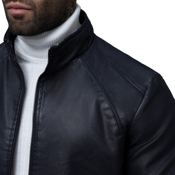 کاپشن چرم سایز بزرگ SUBAO مدل 58001