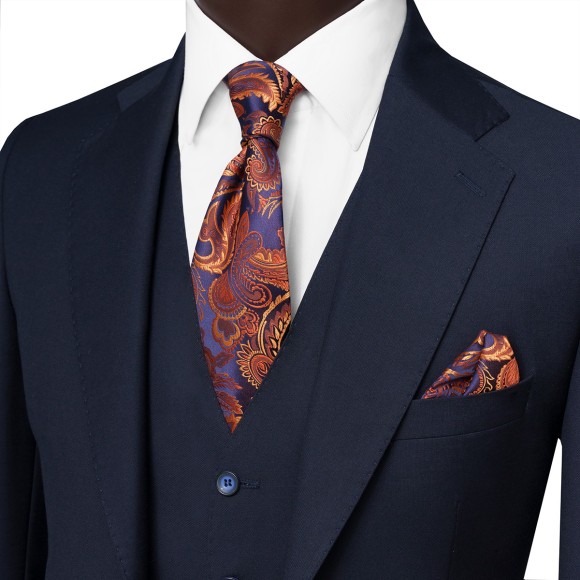 کت و شلوار و ژیله دو دکمه دو چاک یقه انگلیسی آلتین سیامد Siamod