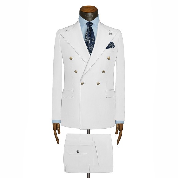 کت و شلوار یقه کنت دبل برست چهار دکمه پلی ویسکون لاکرا سیامد کد4/07/402JOL