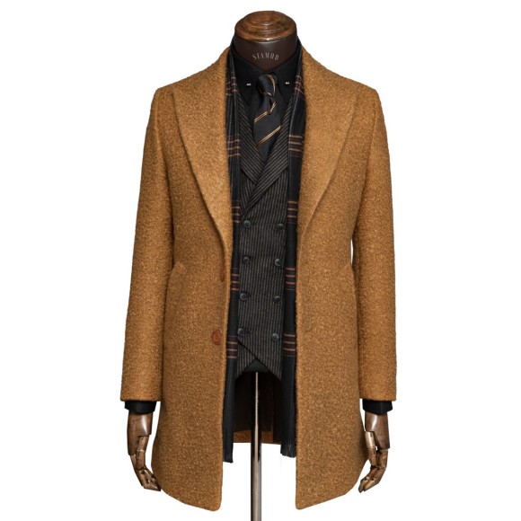 نیم پالتو فلانل یقه بلیزر جگوارد JACQUARD