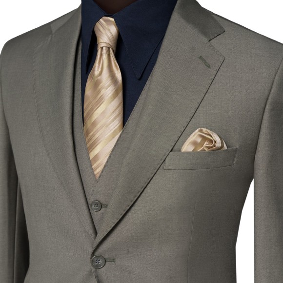 کت و شلوار و ژیله دو دکمه دو چاک یقه انگلیسی آلتین سیامد Siamod