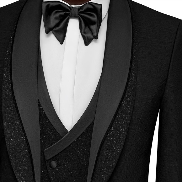 کت و شلوار دامادی یقه ارشال جودون ریون سیامد مدل 1-531