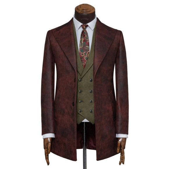 نیم پالتو ks یقه بلیزر شاخ دار سیامد E-401-9-12 siamod