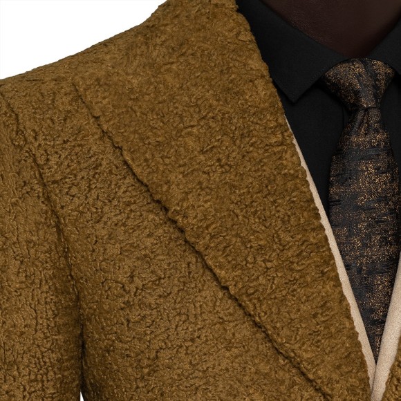 نیم پالتو فلانل یقه بلیزر سیامد Siamod