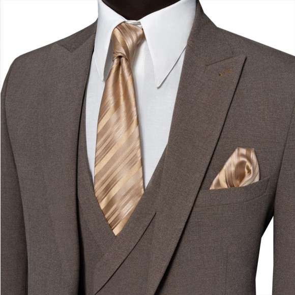 کت و شلوار و ژیله تک دکمه یقه بلیزر بزیاق سیامد Siamod