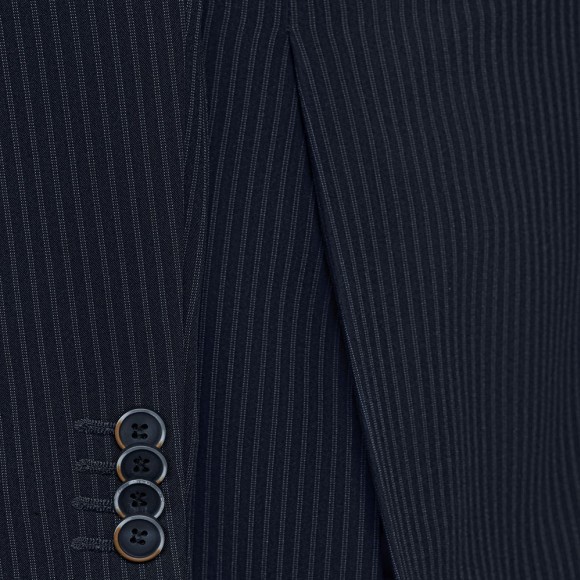 کت وشلوار دبل برست کراویزه طرح دیپلمات یقه بلیزر  پلی ویسکون سیامد