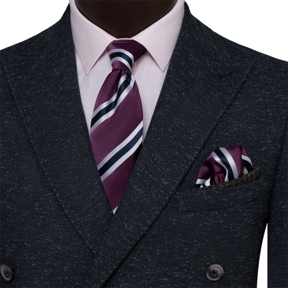 تک کت دبل برست یقه بلیزر آکفیل سیامد E-11-29-212 Siamod