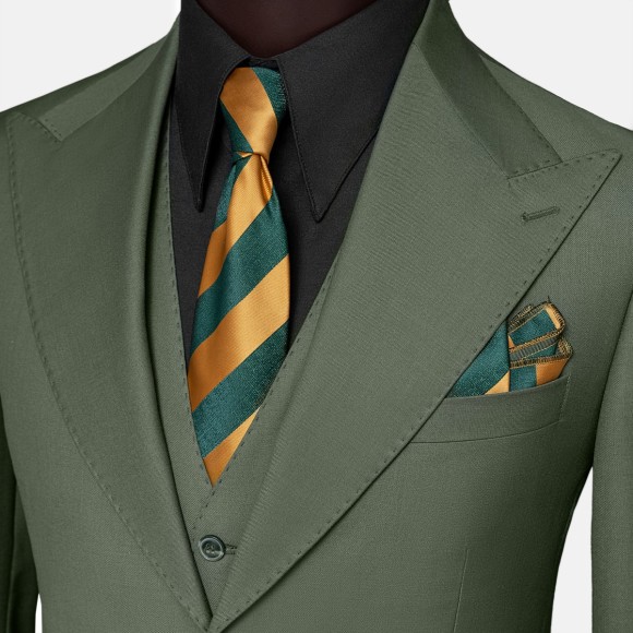 کت و شلوار و ژیله دو دکمه یقه بلیزر ۱۴ سانتی آلتین سیامد Siamod