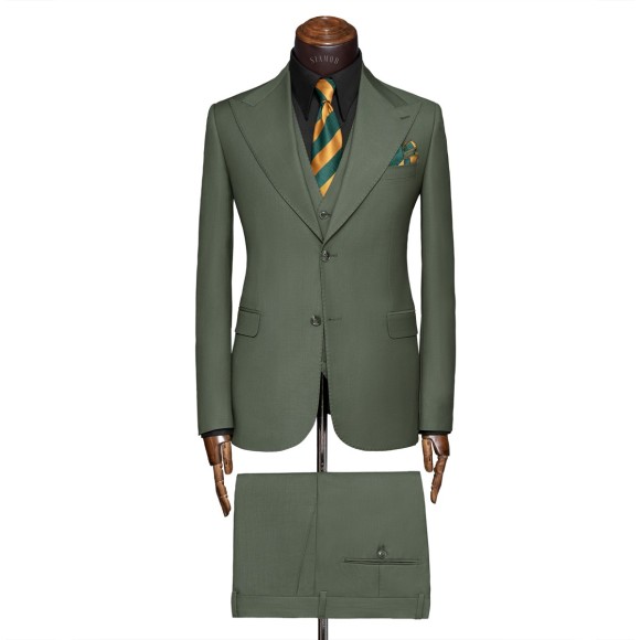 کت و شلوار و ژیله دو دکمه یقه بلیزر ۱۴ سانتی آلتین سیامد Siamod