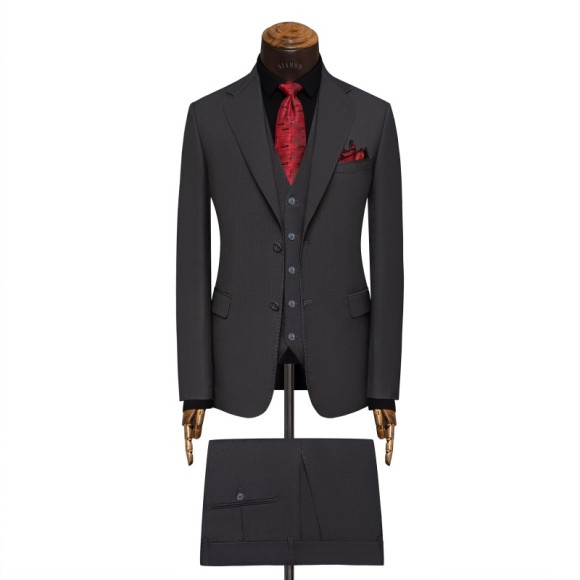 کت و شلوار و ژیله دو دکمه دو چاک یقه انگلیسی آلتین سیامد Siamod