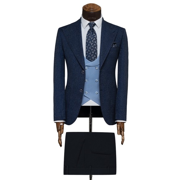 تک کت دودکمه یقه بلیزر monkara سیامد E-11-26-133 Siamod