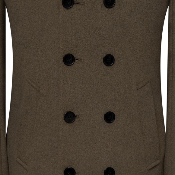 نیم پالتو هشت دکمه موهر یقه انگلیسی سیامد E-401-9-19 siamod