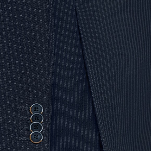 کت وشلوار دبل برست کراویزه طرح دیپلمات یقه بلیزر  پلی ویسکون سیامد