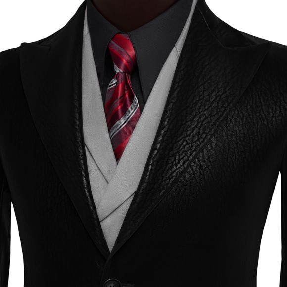 نیم پالتو چرم یقه بلیزر شاخ دار سیامد E-401-8-10 siamod