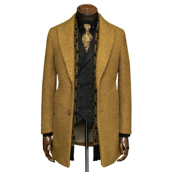 نیم پالتو فلانل یقه بلیزر جگوارد JACQUARD