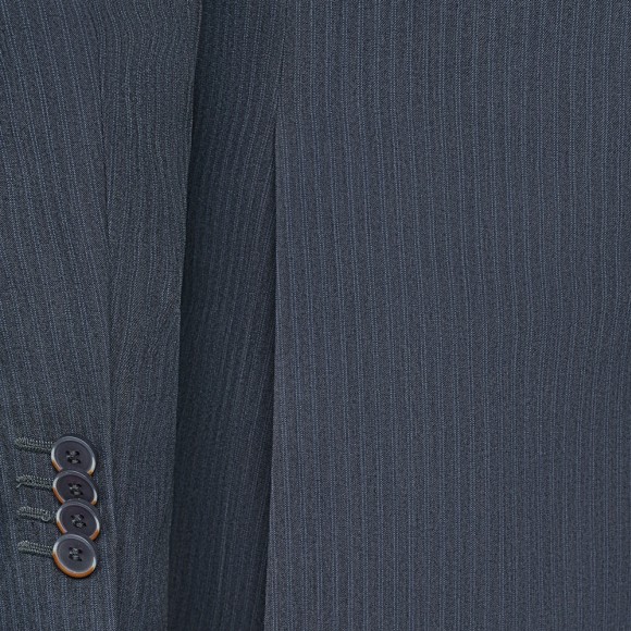 کت وشلوار دبل برست کراویزه طرح دیپلمات یقه بلیزر  پلی ویسکون سیامد