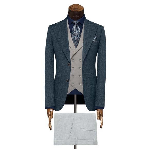 تک کت دودکمه یقه بلیزر monkara سیامد E-11-26-133 Siamod