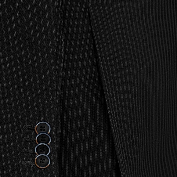 کت وشلوار دبل برست کراویزه طرح دیپلمات یقه بلیزر  پلی ویسکون سیامد